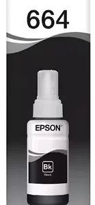 Refil Tinta Para Epson Ecotank T664 Cores 70ml Tinta Preto