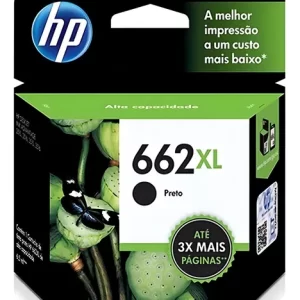 Cartucho De Tinta Hp 662xl Cor Preto Do 6.5 Ml
